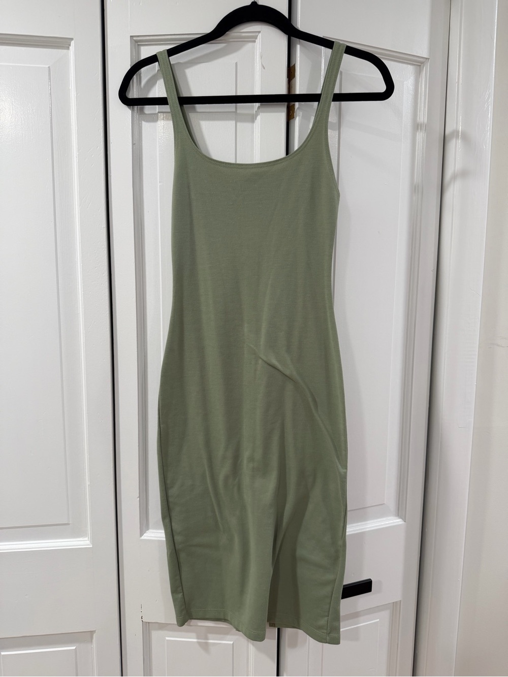 Zara Sage Green Tank Midi Dress